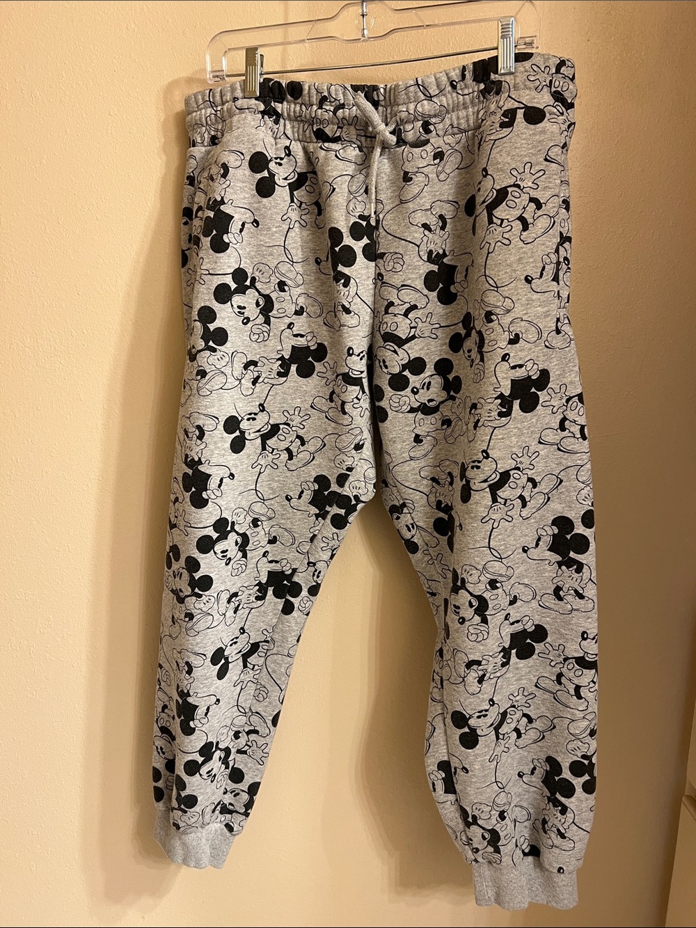 Disney Mickey Mouse Print Jogger Sweatpants